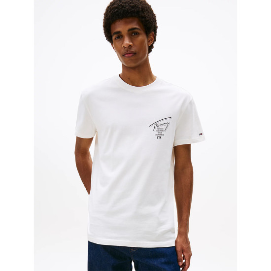 Tommy Hilfiger Ανδρική κοντομάνικη μπλούζα Signature Back Logo Jersey T-Shirt